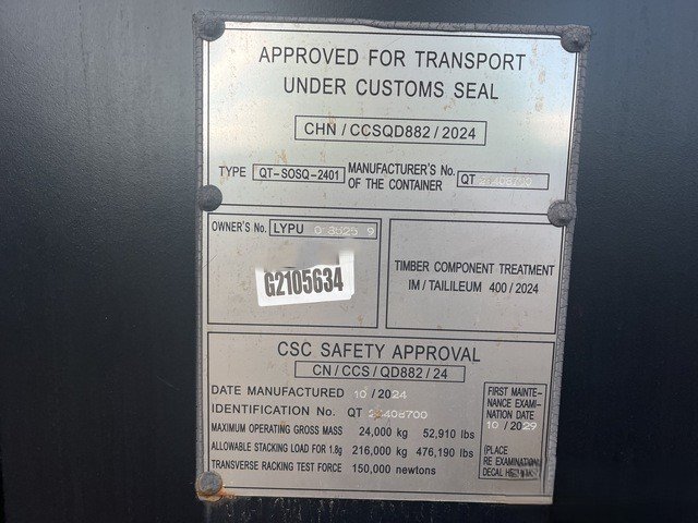 QT-SOSQ-2401 shipping Container for sale