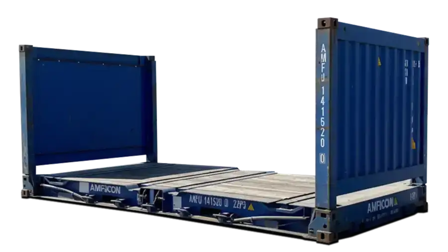 20ft Used Flat Rack Container