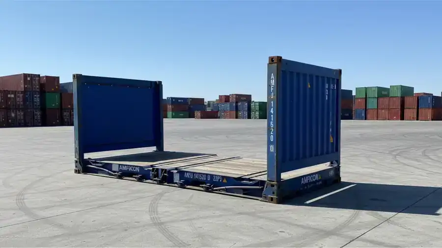 20ft Used Flat Rack Container