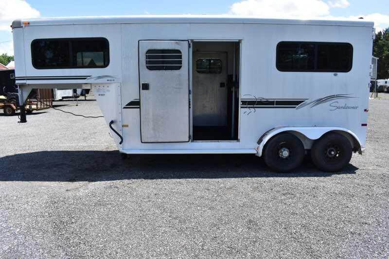2000 Sundowner 7204GNST 2 Horse Trailer - Image 13