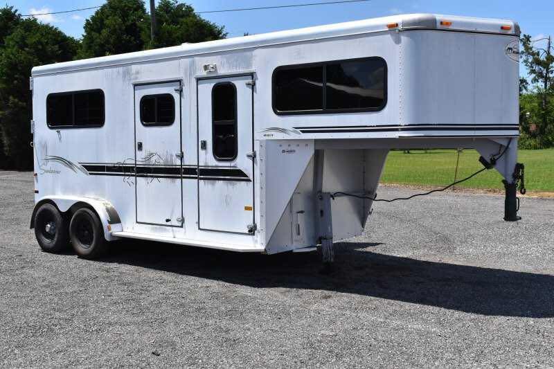 2000 Sundowner 7204GNST 2 Horse Trailer - Image 9
