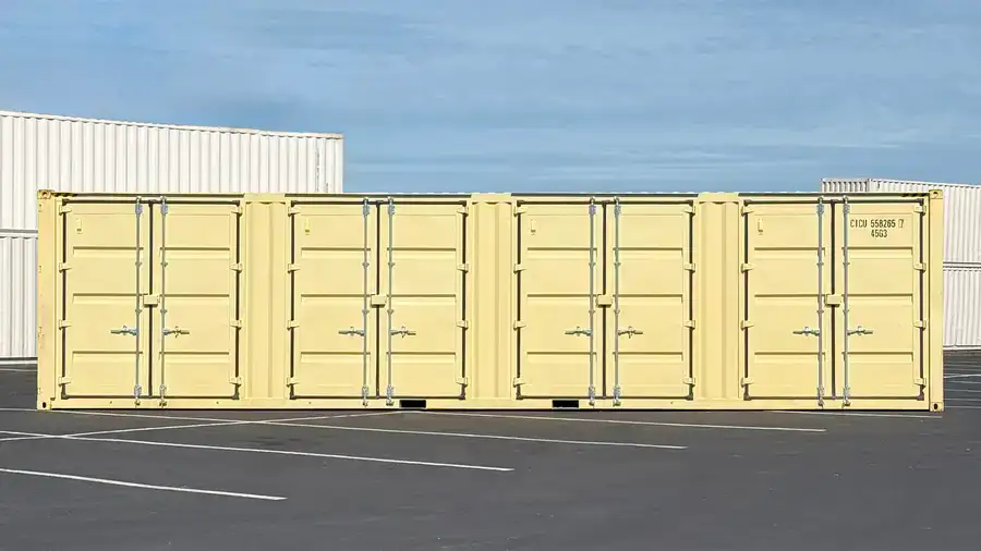 40ft New High Cube Open Side 4-Doors Shipping Container