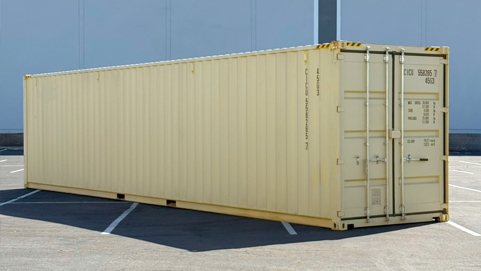 40ft New High Cube Open Side 4-Doors Shipping Container