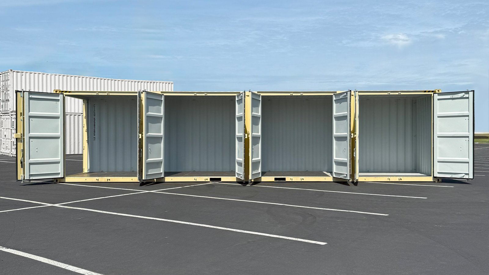 40ft New High Cube Open Side 4-Doors Shipping Container