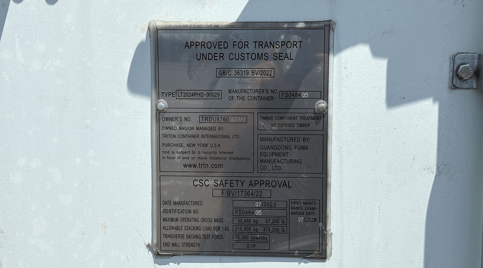 20ft New Refrigerated Container